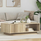 Tavolino da salotto con cassetto Rovere Sonoma 95 x 55 x 31 cm