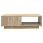 Tavolino da salotto con cassetto Rovere Sonoma 95 x 55 x 31 cm