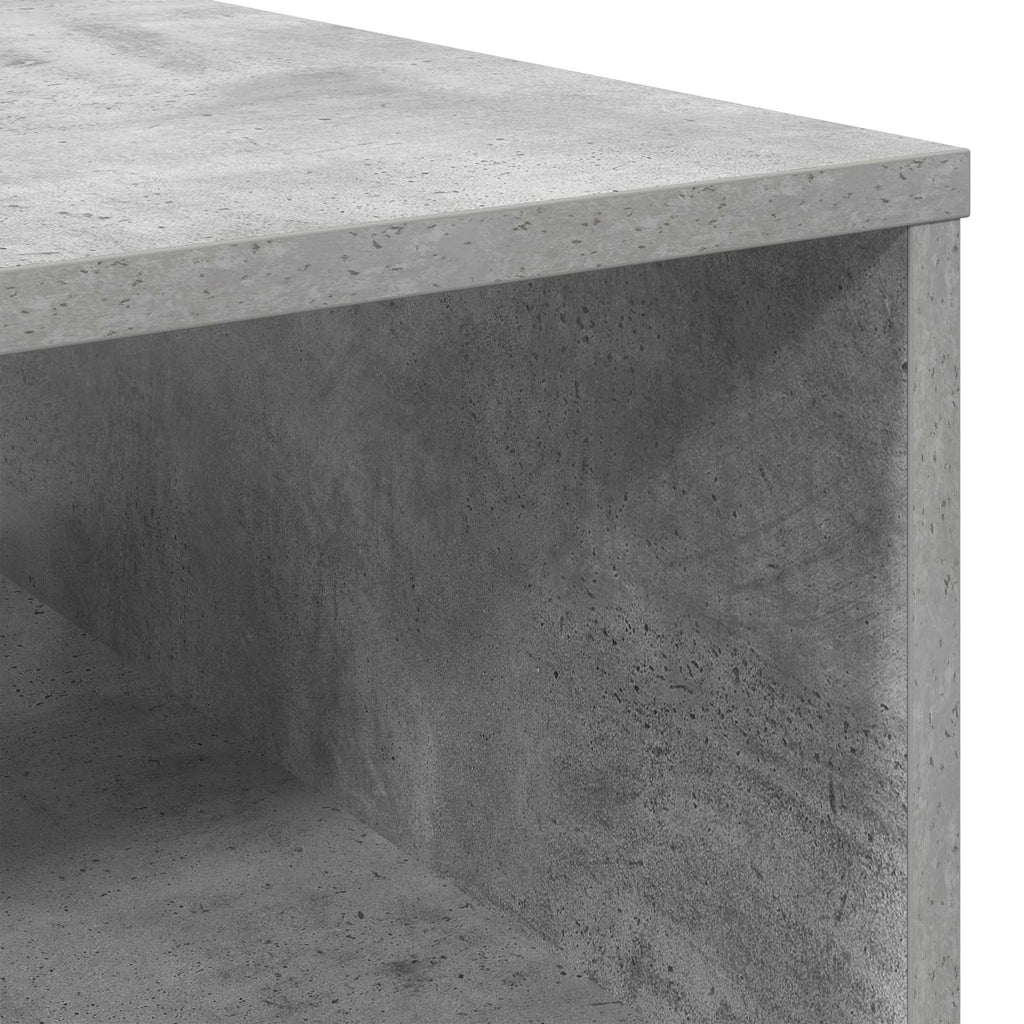 Tavolino da salotto con cassetto Grigio cemento 95 x 55 x 31 cm