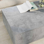 Tavolino da salotto con cassetto Grigio cemento 95 x 55 x 31 cm