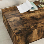 Tavolino da salotto con cassetto Rovere fumé 95 x 55 x 31 cm
