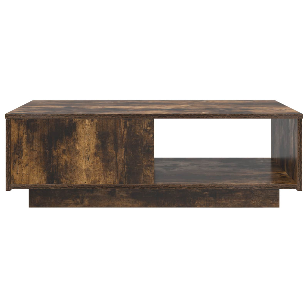 Tavolino da salotto con cassetto Rovere fumé 95 x 55 x 31 cm