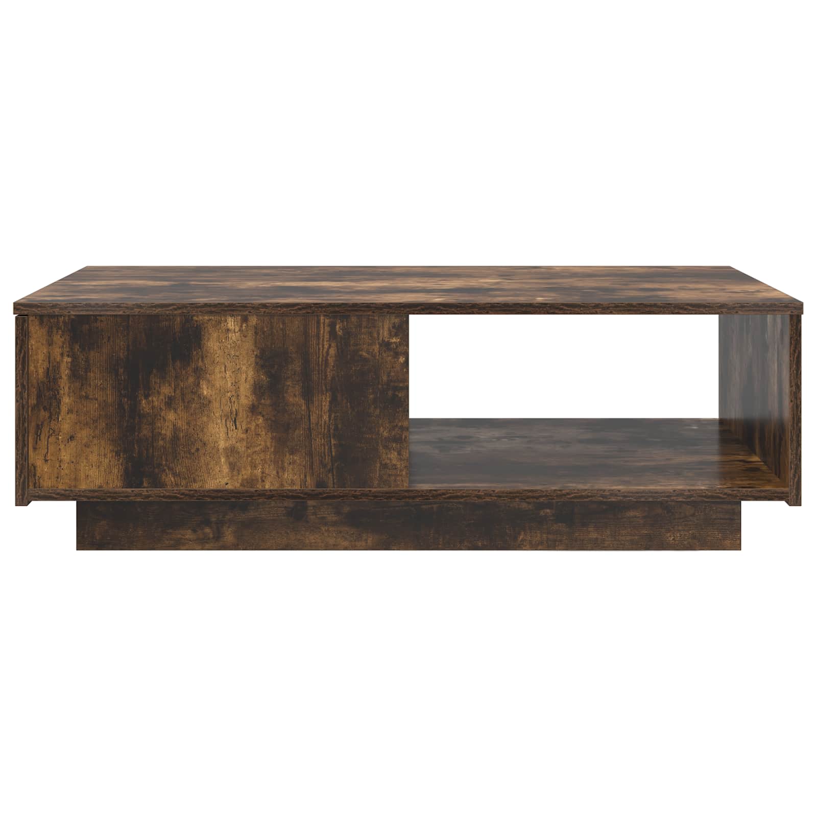 Tavolino da salotto con cassetto Rovere fumé 95 x 55 x 31 cm