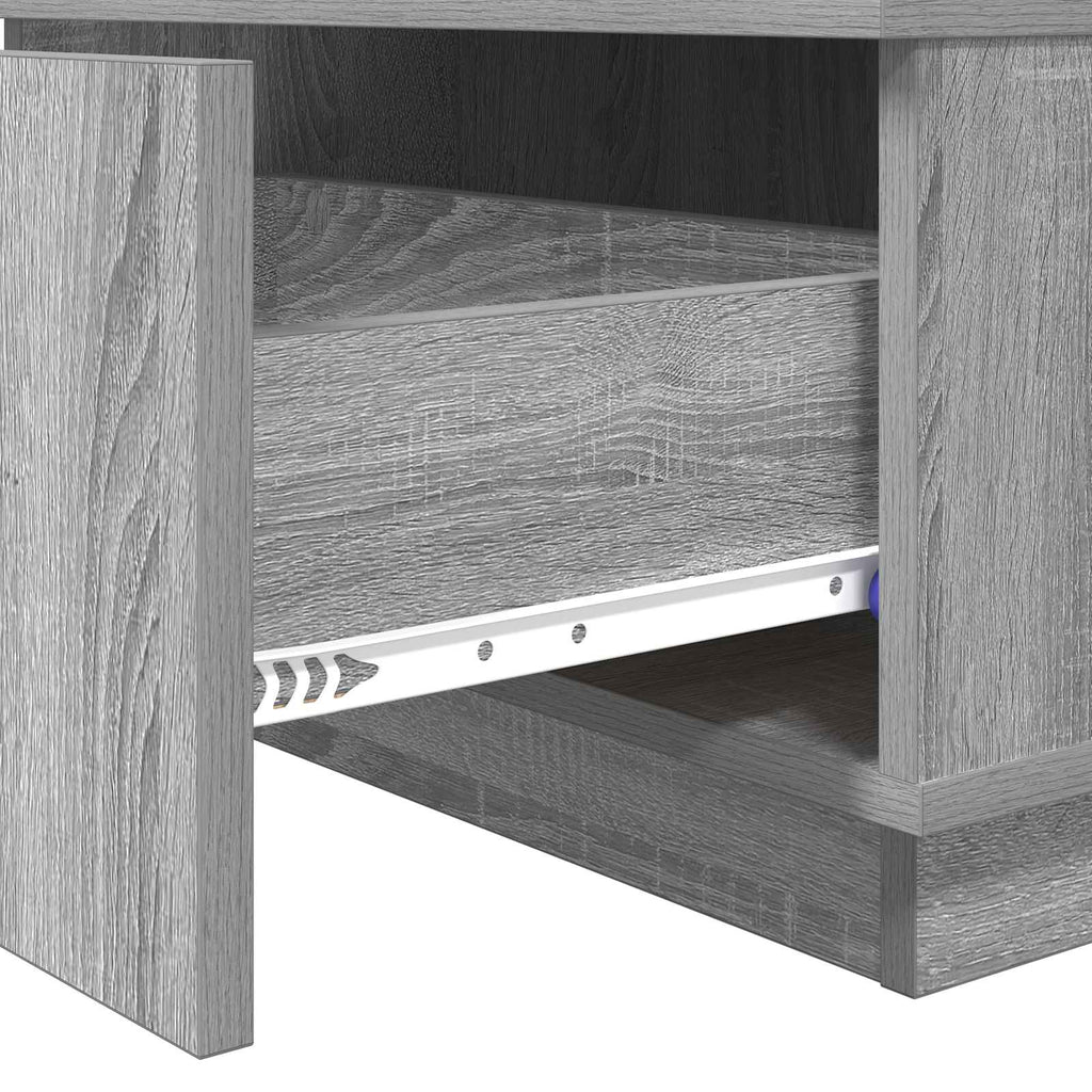 Tavolino da salotto con cassetto Grigio Sonoma 95 x 55 x 31 cm