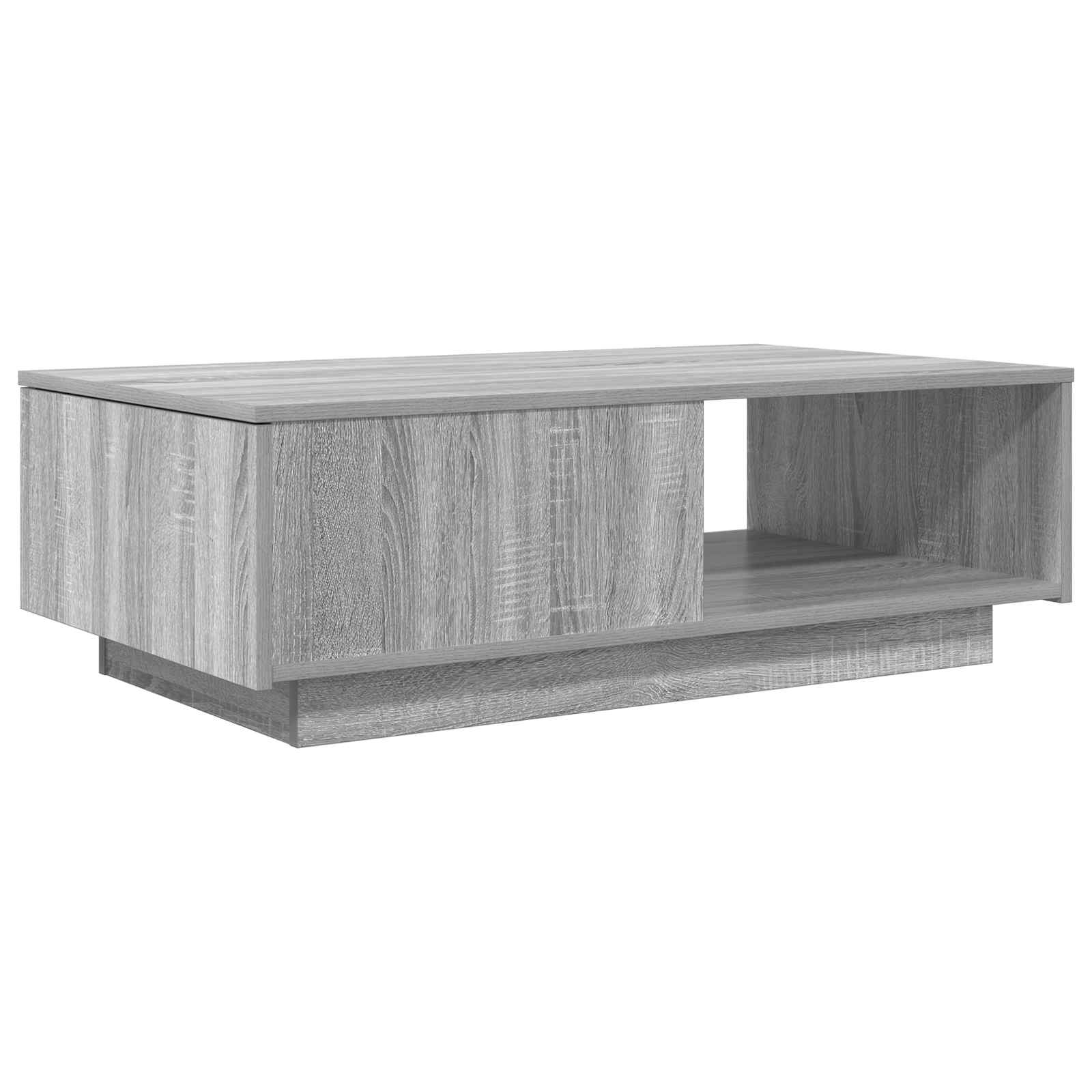 Tavolino da salotto con cassetto Grigio Sonoma 95 x 55 x 31 cm