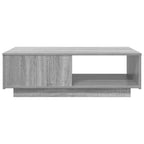 Tavolino da salotto con cassetto Grigio Sonoma 95 x 55 x 31 cm