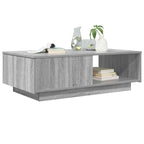 Tavolino da salotto con cassetto Grigio Sonoma 95 x 55 x 31 cm