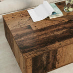 Tavolino da salotto con cassetto Legno vecchio 95 x 55 x 31 cm