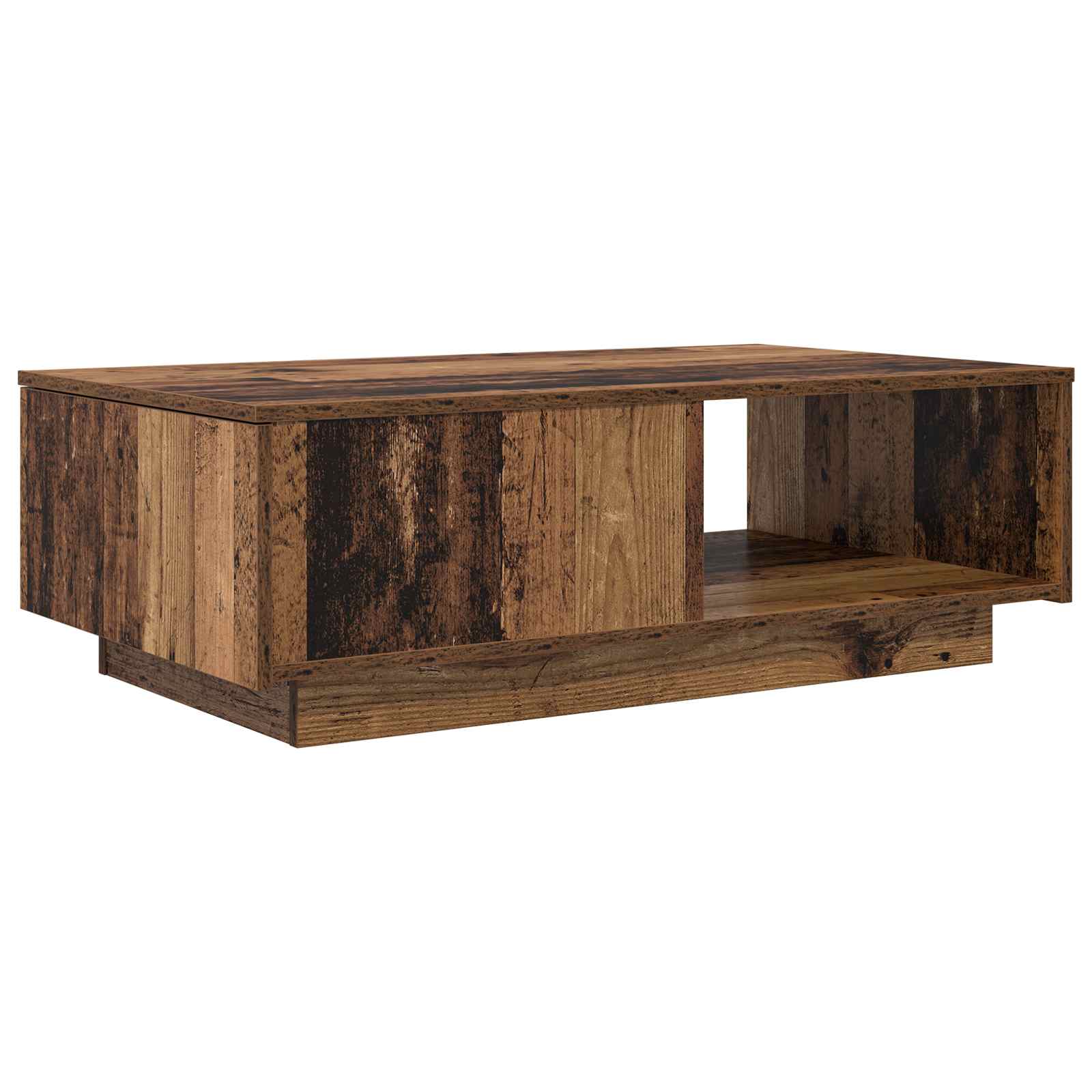 Tavolino da salotto con cassetto Legno vecchio 95 x 55 x 31 cm