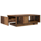 Tavolino da salotto con cassetto Legno vecchio 95 x 55 x 31 cm
