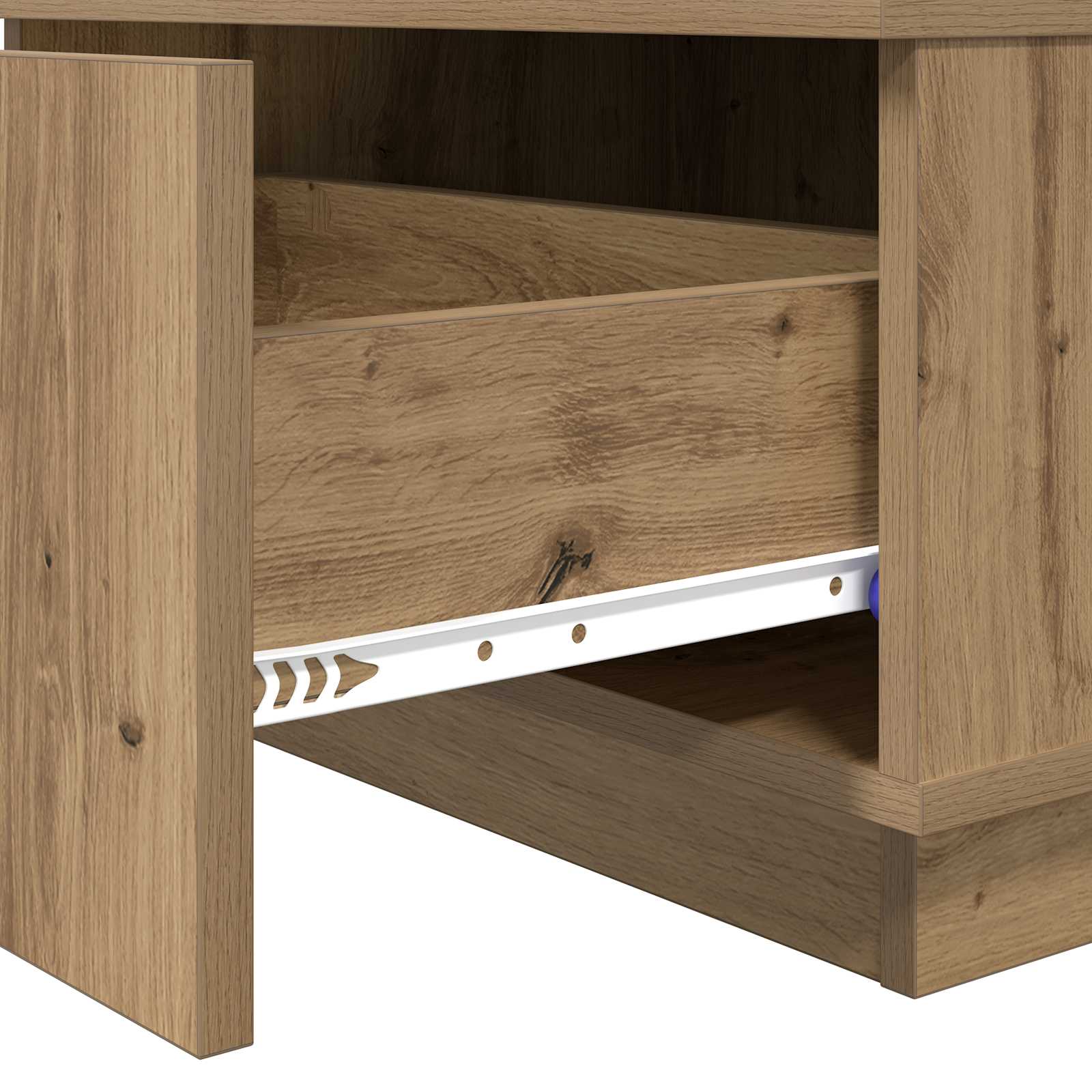 Tavolino da salotto Rovere artigianale 95 x 55 x 31 cm