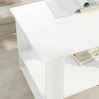 Tavolino da salotto Bianco 72 x 50 x 50 cm Legno multistrato