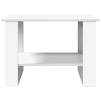 Tavolino da salotto Bianco 72 x 50 x 50 cm Legno multistrato