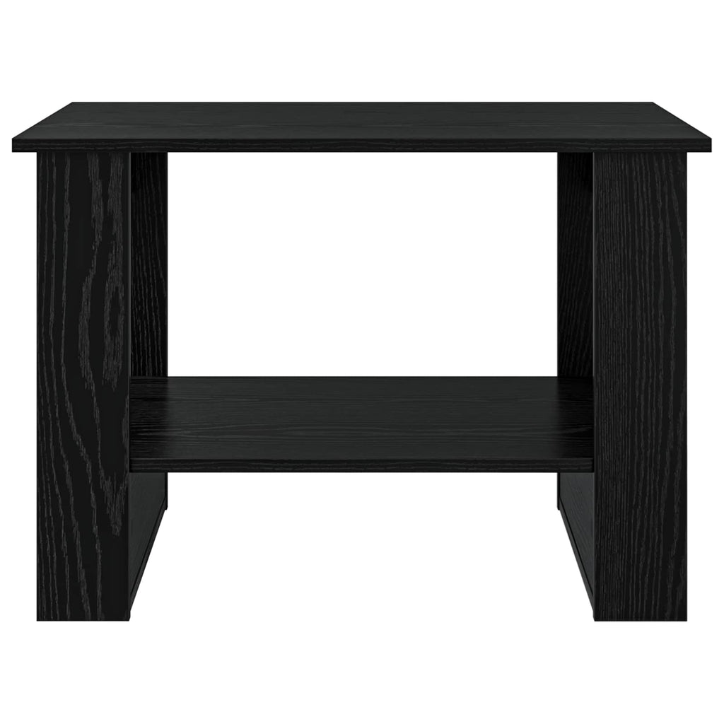 Tavolino da salotto Rovere Nero 72 x 50 x 50 cm