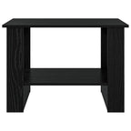 Tavolino da salotto Rovere Nero 72 x 50 x 50 cm