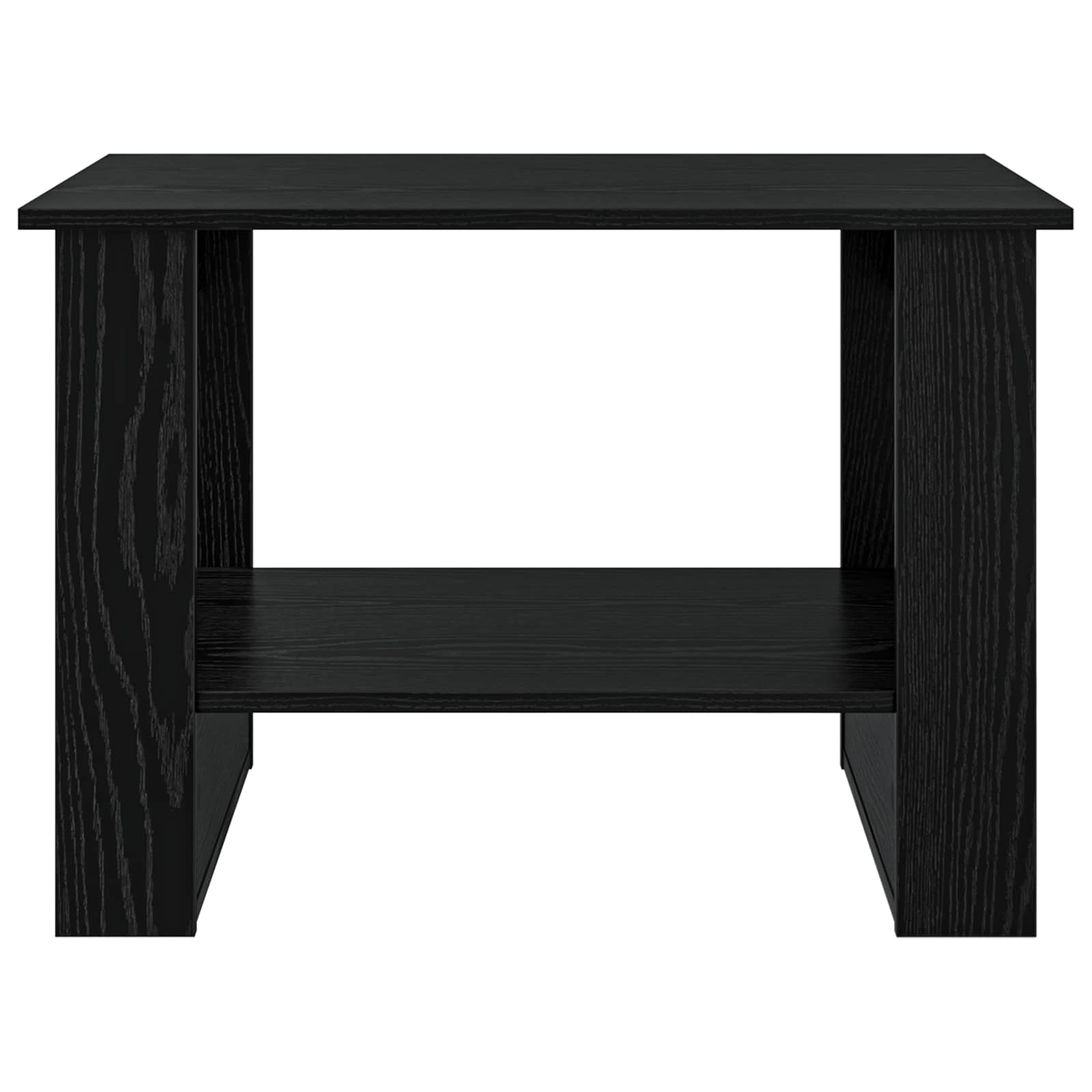 Tavolino da salotto Rovere Nero 72 x 50 x 50 cm