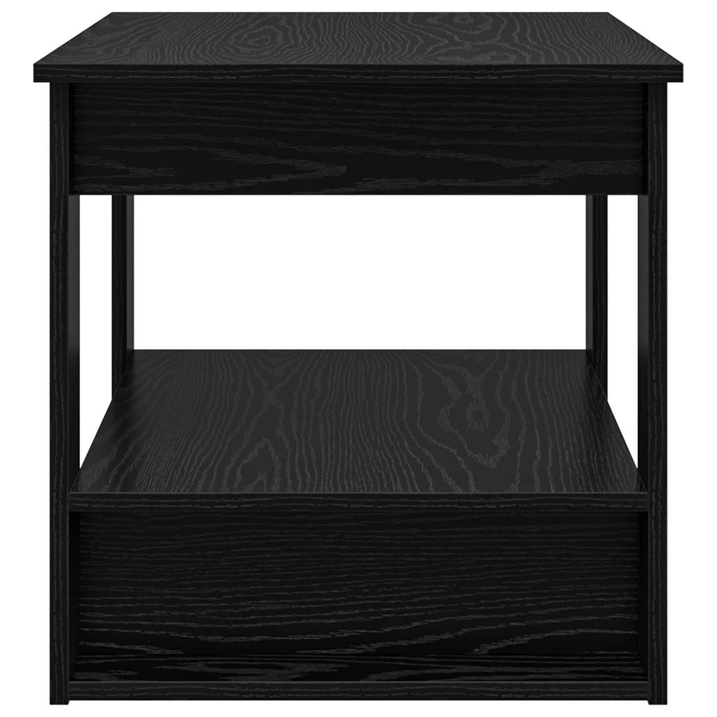 Tavolino da salotto Rovere Nero 72 x 50 x 50 cm