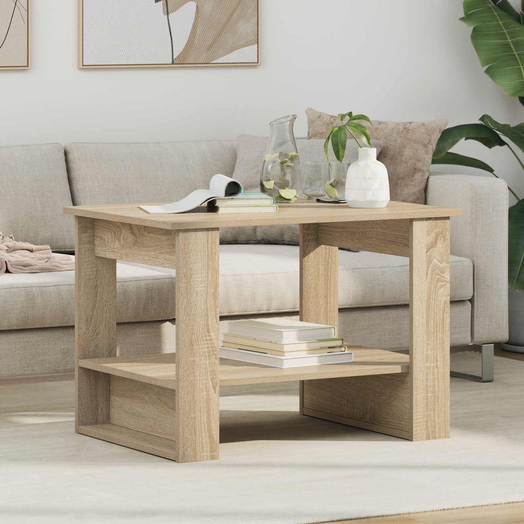Tavolino da salotto Rovere Sonoma 72 x 50 x 50 cm