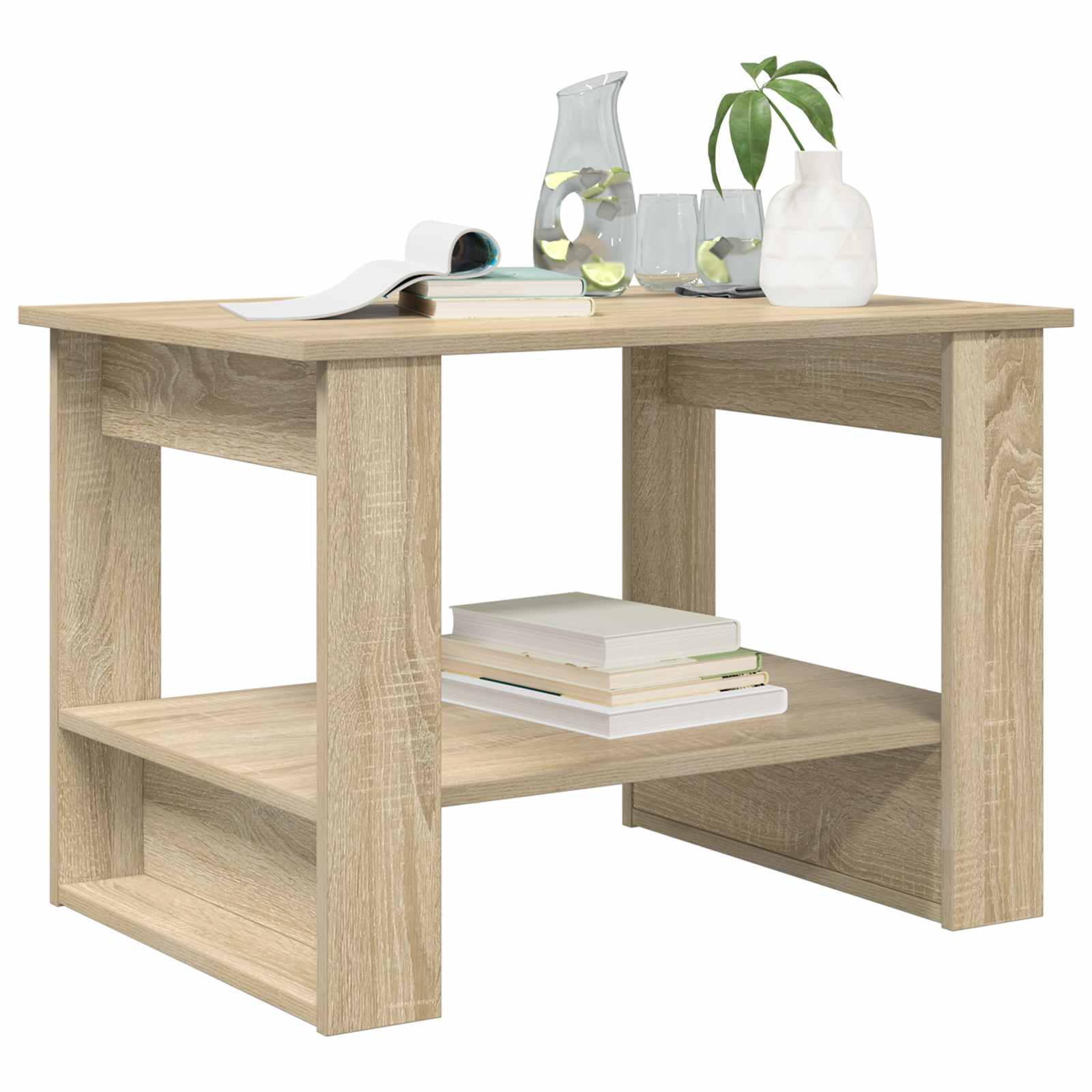 Tavolino da salotto Rovere Sonoma 72 x 50 x 50 cm
