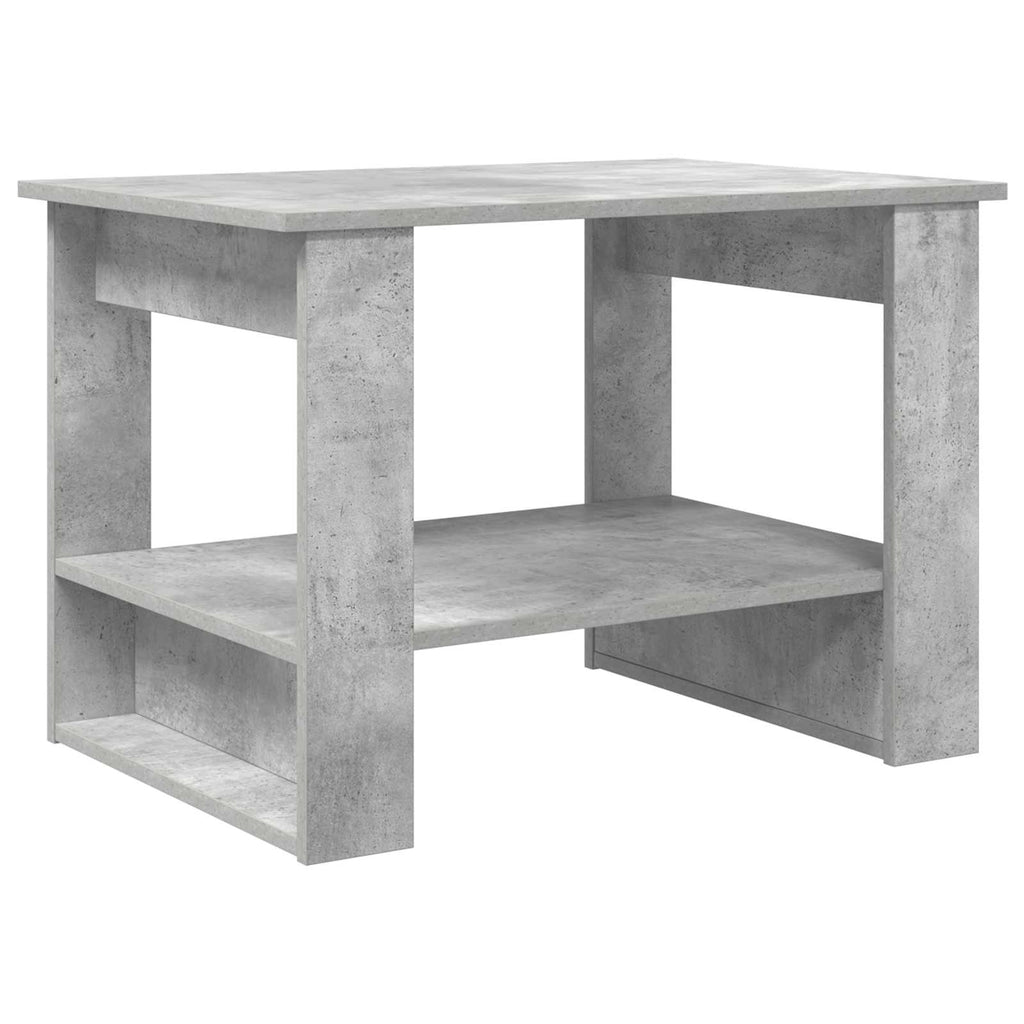 Tavolino da salotto Grigio cemento 72 x 50 x 50 cm