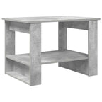 Tavolino da salotto Grigio cemento 72 x 50 x 50 cm