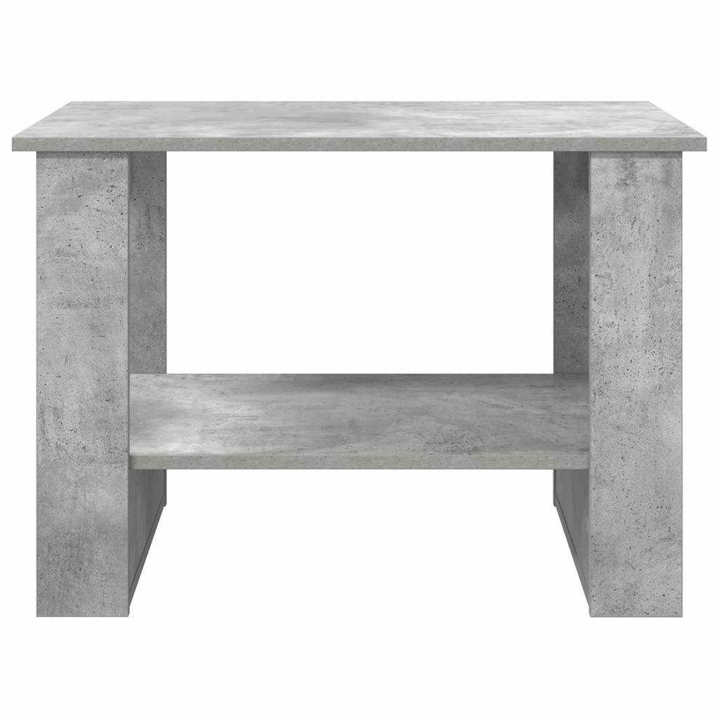 Tavolino da salotto Grigio cemento 72 x 50 x 50 cm