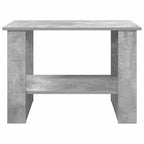 Tavolino da salotto Grigio cemento 72 x 50 x 50 cm