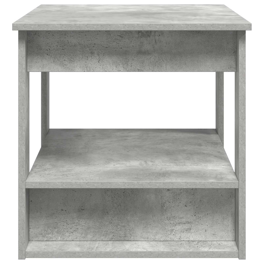 Tavolino da salotto Grigio cemento 72 x 50 x 50 cm