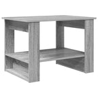 Tavolino da salotto Grigio Sonoma 72 x 50 x 50 cm