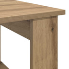 Tavolino da salotto Rovere artigianale 72 x 50 x 50 cm