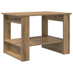 Tavolino da salotto Rovere artigianale 72 x 50 x 50 cm