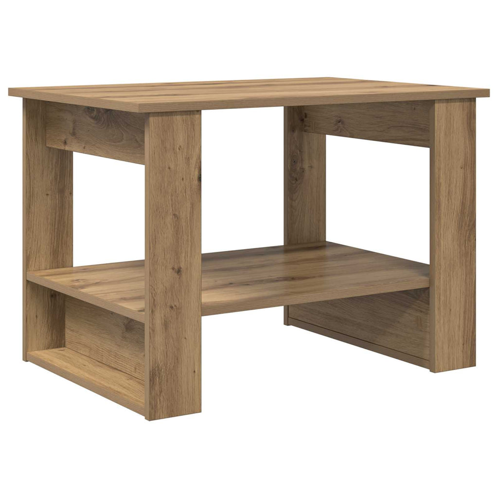 Tavolino da salotto Rovere artigianale 72 x 50 x 50 cm