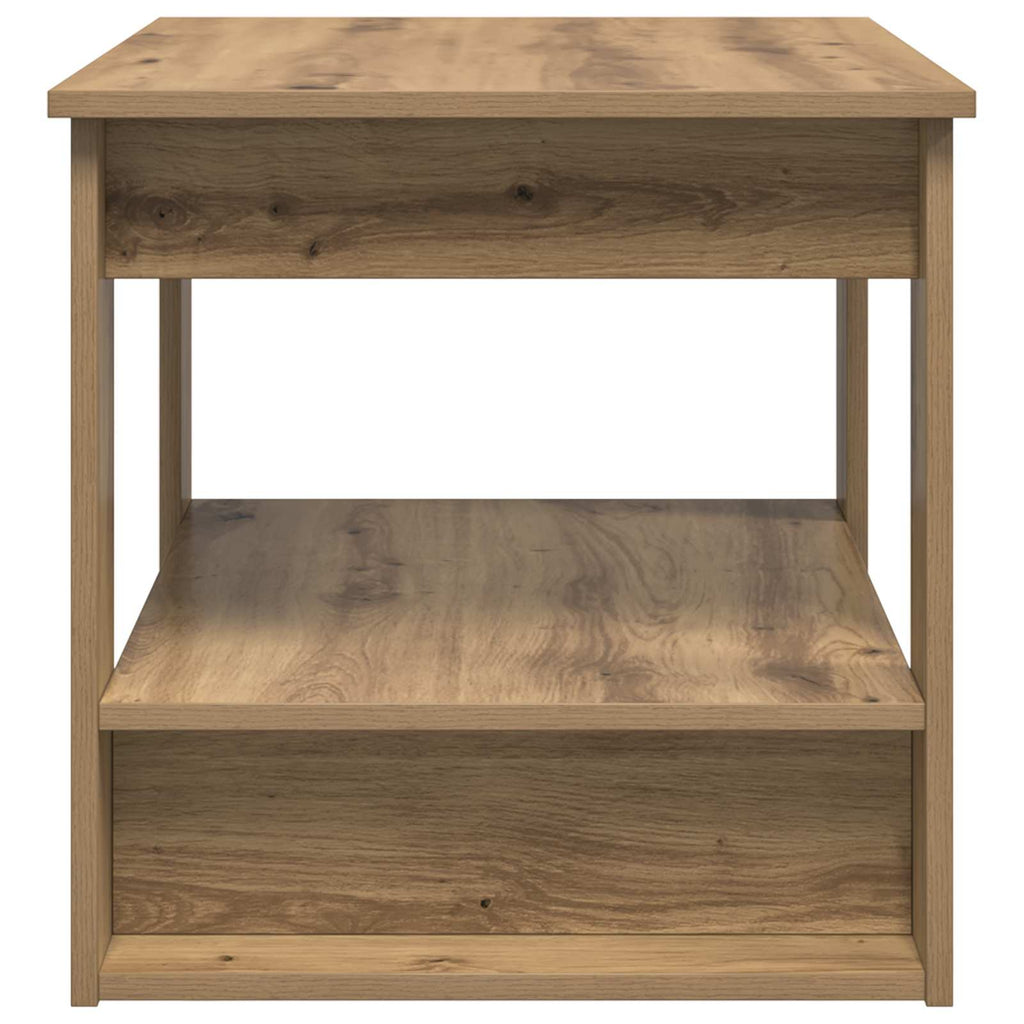 Tavolino da salotto Rovere artigianale 72 x 50 x 50 cm