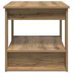 Tavolino da salotto Rovere artigianale 72 x 50 x 50 cm