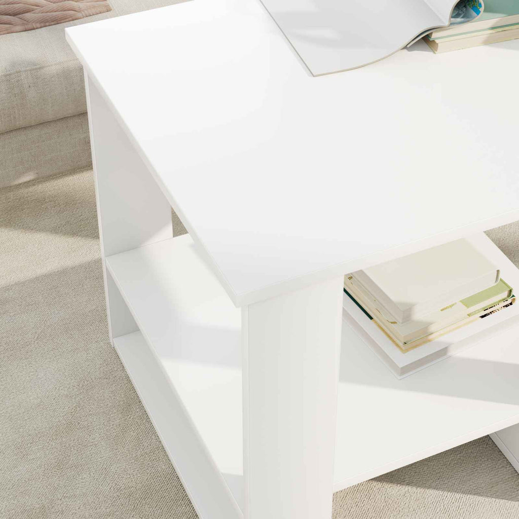 Tavolino da salotto Bianco 51 x 50 x 50 cm Legno multistrato