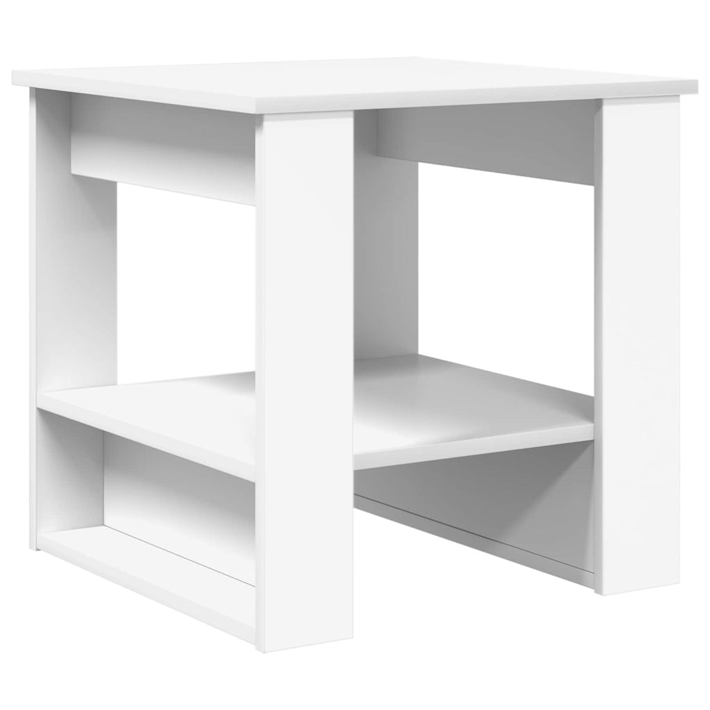 Tavolino da salotto Bianco 51 x 50 x 50 cm Legno multistrato