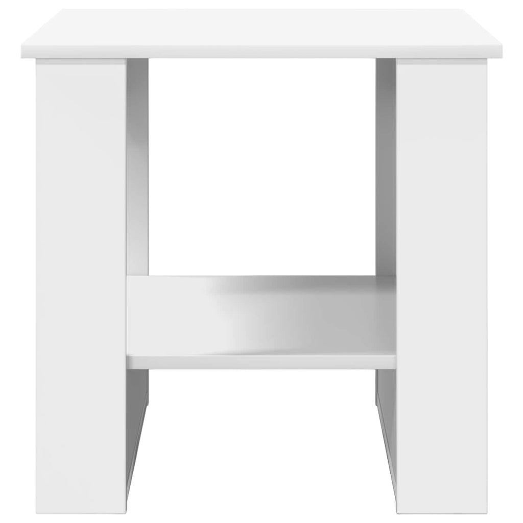 Tavolino da salotto Bianco 51 x 50 x 50 cm Legno multistrato