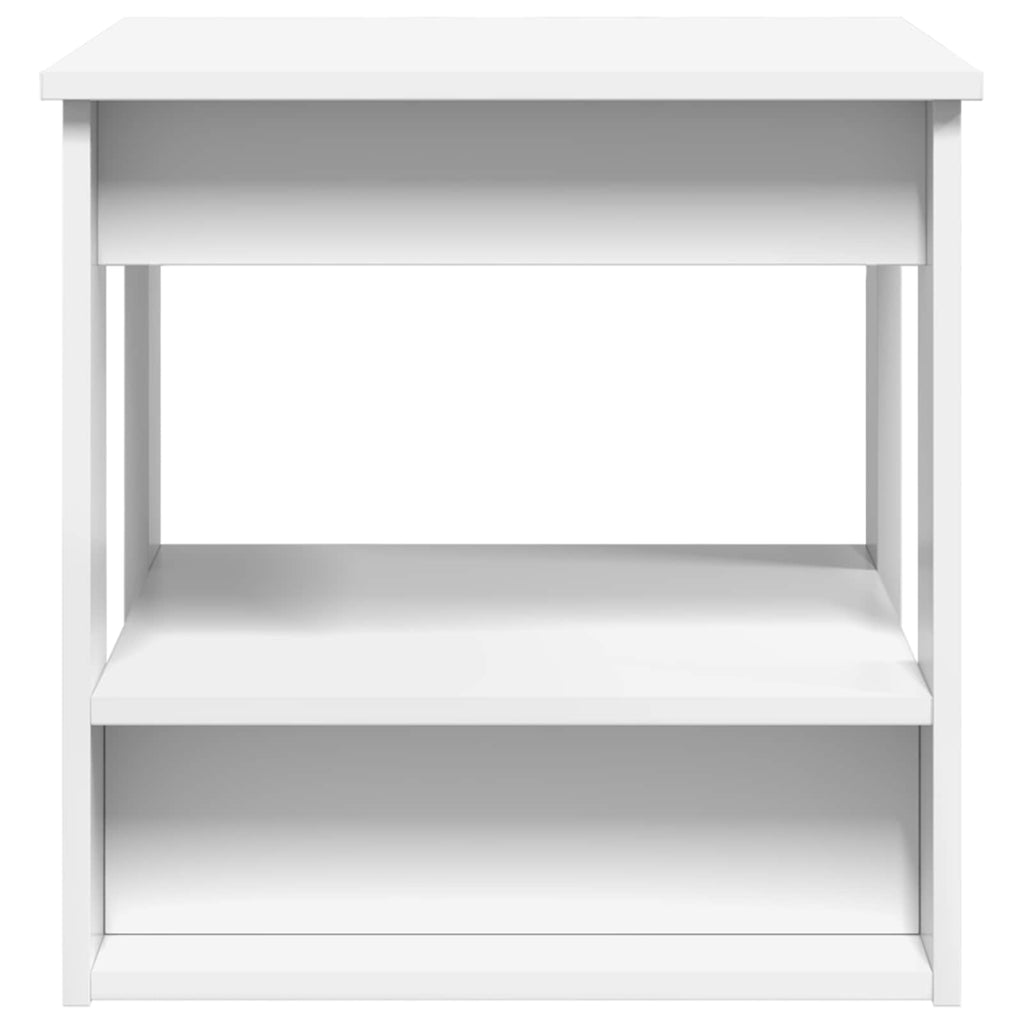 Tavolino da salotto Bianco 51 x 50 x 50 cm Legno multistrato