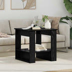 Tavolino da salotto Rovere Nero 51 x 50 x 50 cm