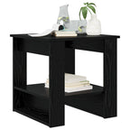 Tavolino da salotto Rovere Nero 51 x 50 x 50 cm