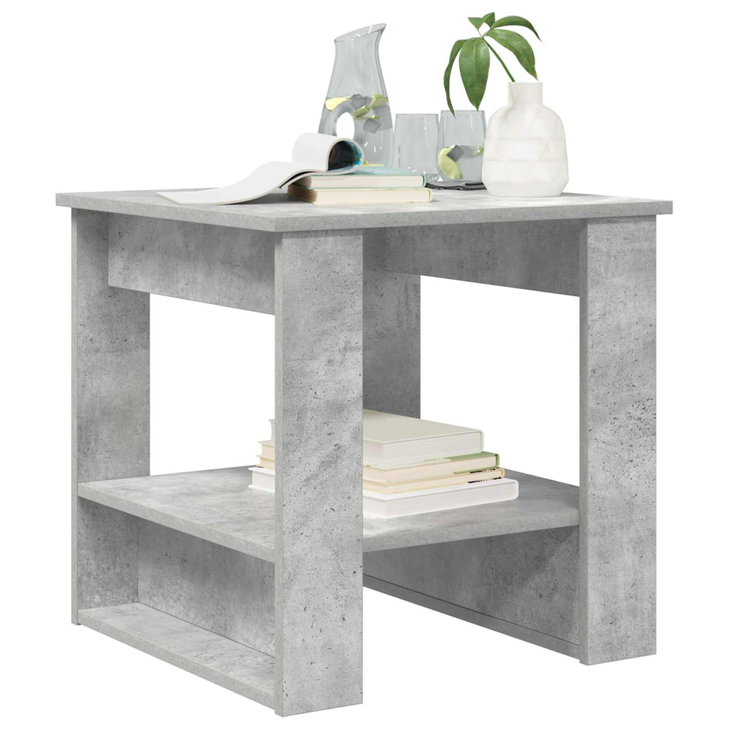 Tavolino da salotto Grigio cemento 51 x 50 x 50 cm
