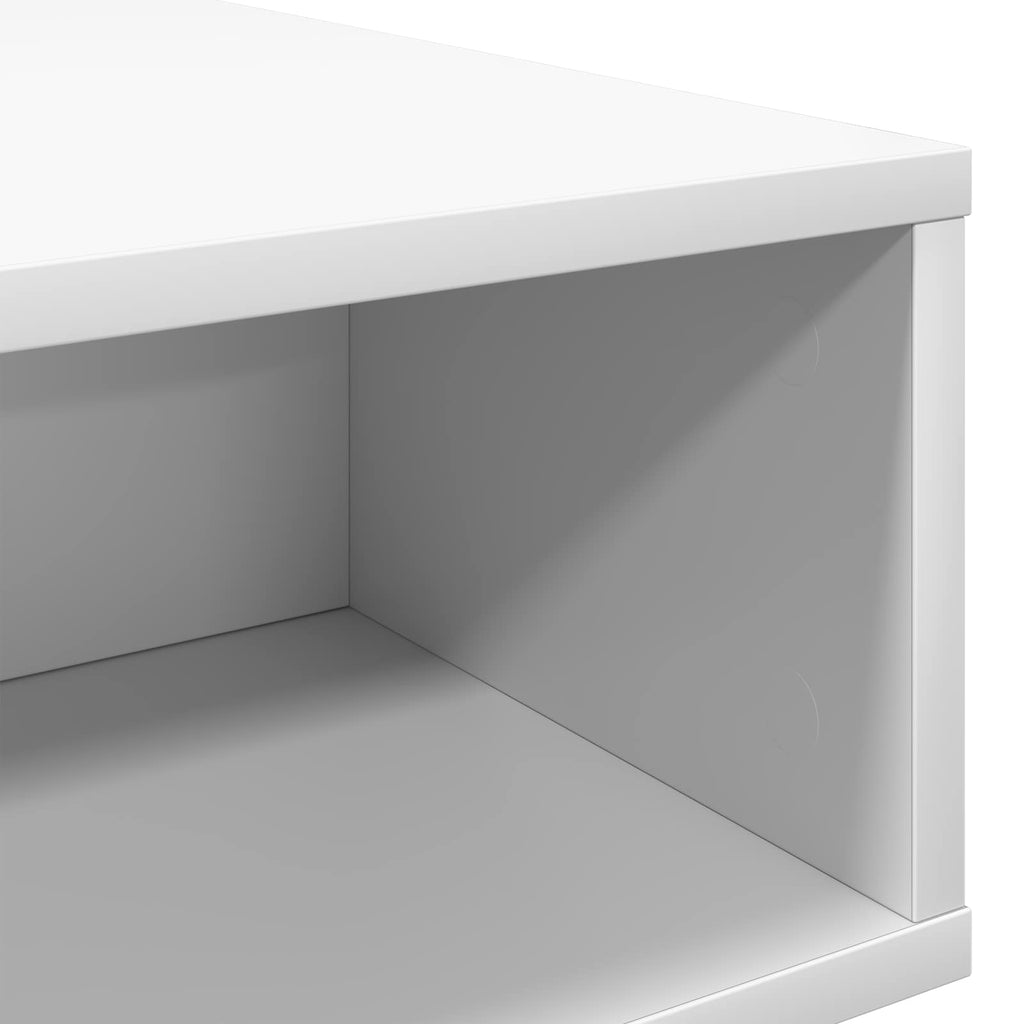 Tavolino da salotto Bianco 105 x 50 x 32,5 cm Legno multistrato
