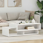 Tavolino da salotto Bianco 105 x 50 x 32,5 cm Legno multistrato
