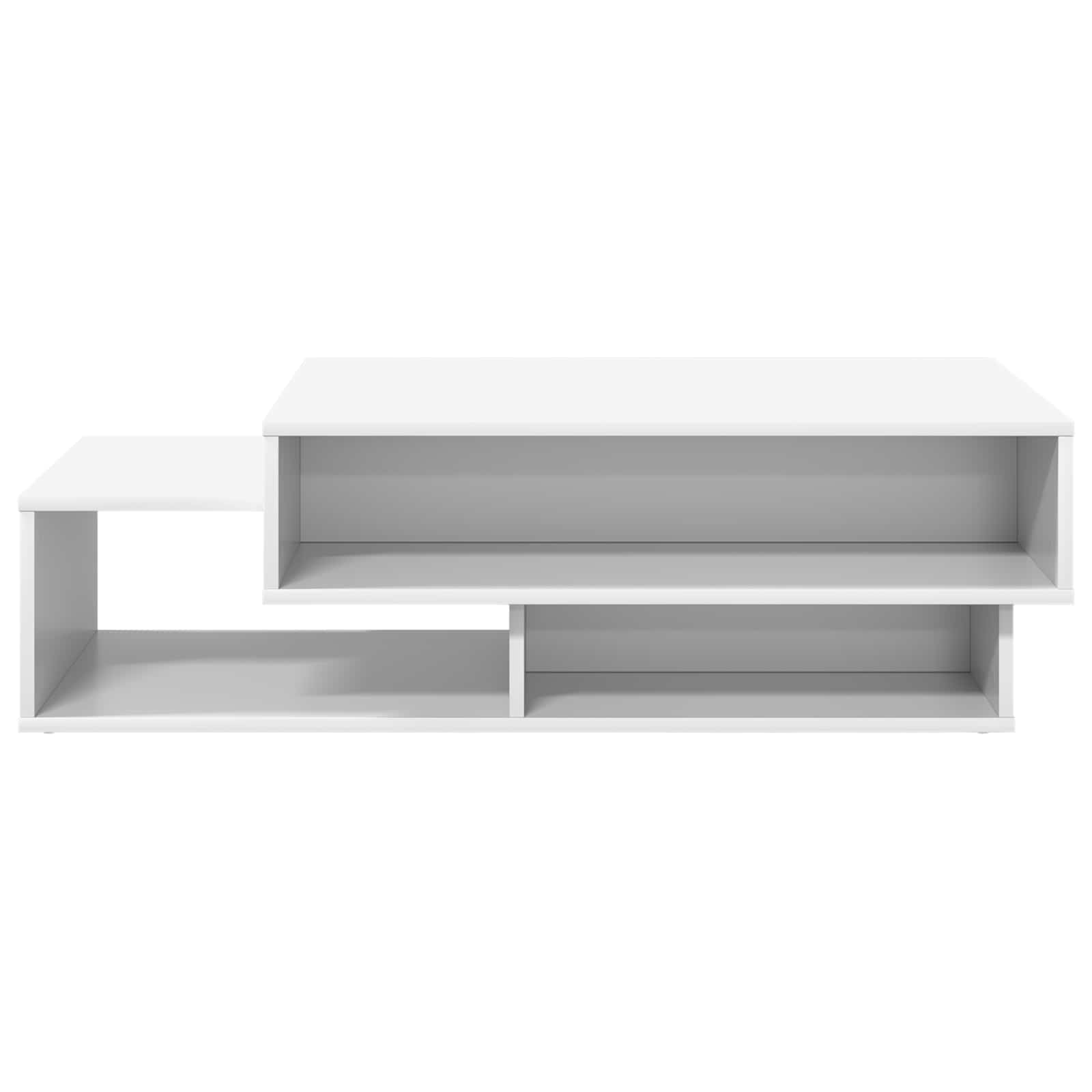 Tavolino da salotto Bianco 105 x 50 x 32,5 cm Legno multistrato
