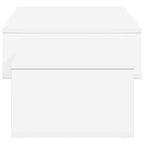 Tavolino da salotto Bianco 105 x 50 x 32,5 cm Legno multistrato
