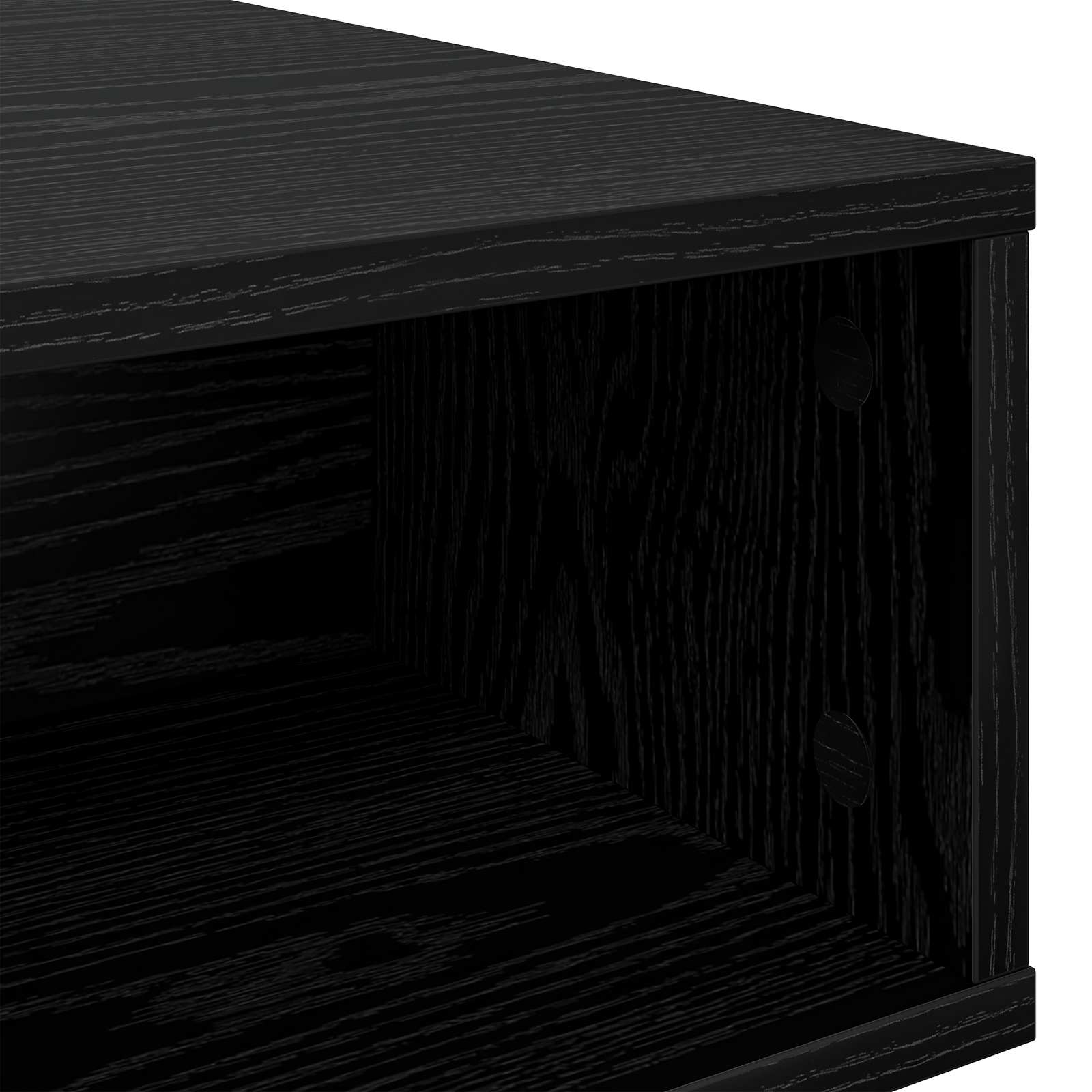 Tavolino da salotto Rovere Nero 105 x 50 x 32,5 cm