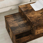 Tavolino da salotto Rovere fumé 105 x 50 x 32,5 cm