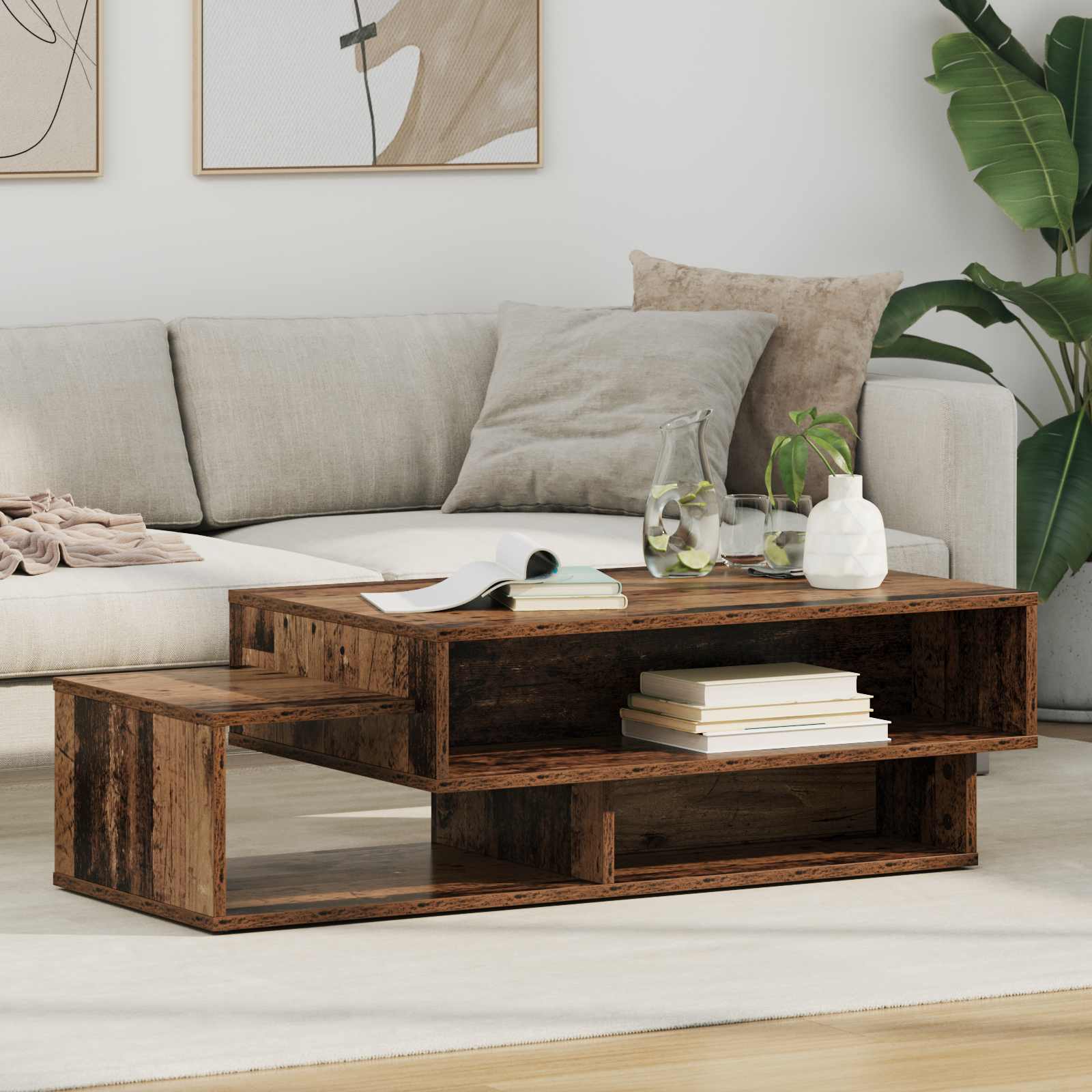 Tavolino da salotto Legno vecchio 105 x 50 x 32,5 cm