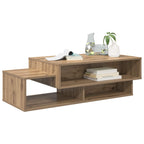 Tavolino da salotto Rovere artigianale 105 x 50 x 32,5 cm