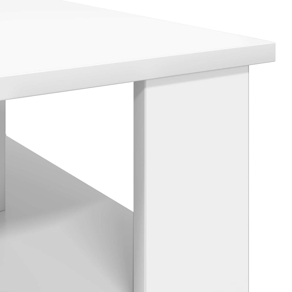 Tavolino da salotto Bianco 90 x 50 x 40 cm Legno multistrato